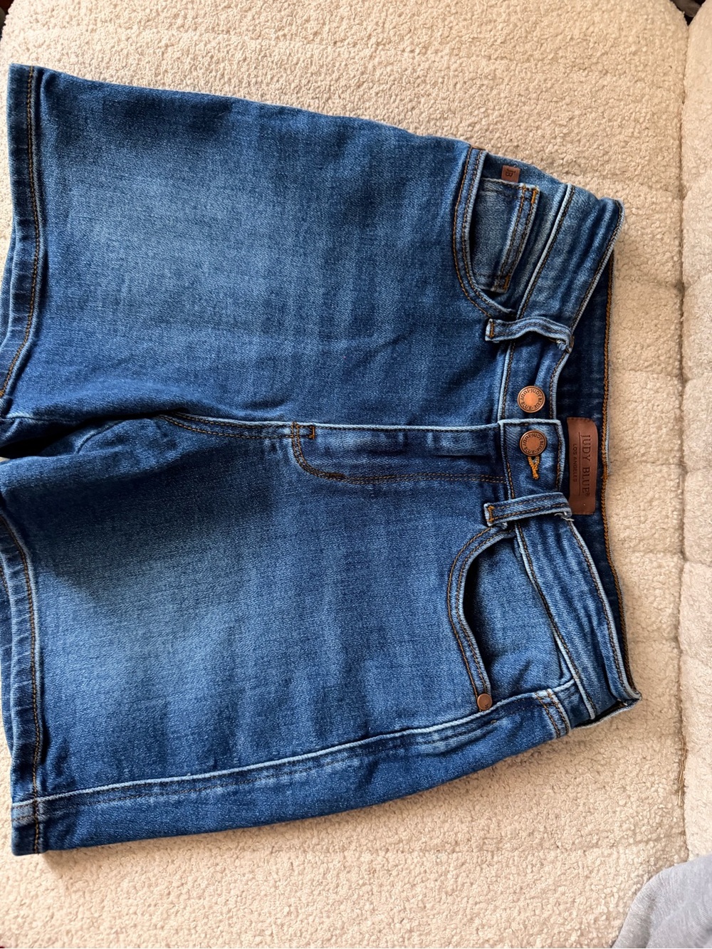 Judy Blue Medium Blue Denim Shorts